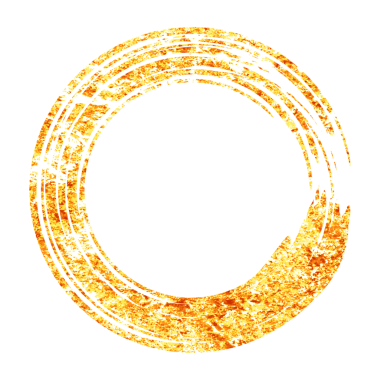 Işıl ışıl, altın renkli, Japon tarzı dairesel tasarım elementi..