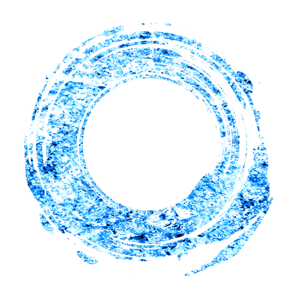 Işıl ışıl mavi Japon tarzı dairesel malzeme