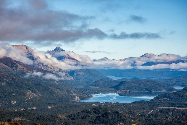 Pohled Jezera Cerro Otto Bariloche Argentina — Stock fotografie