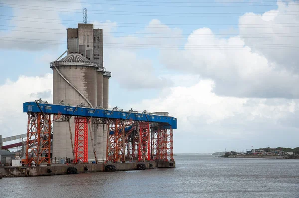 View Bulk Port Quequen Argentina — Stock Photo, Image