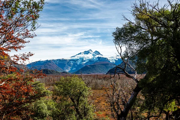 Blick Auf Den Cerro Tronador Herbst — Stockfoto