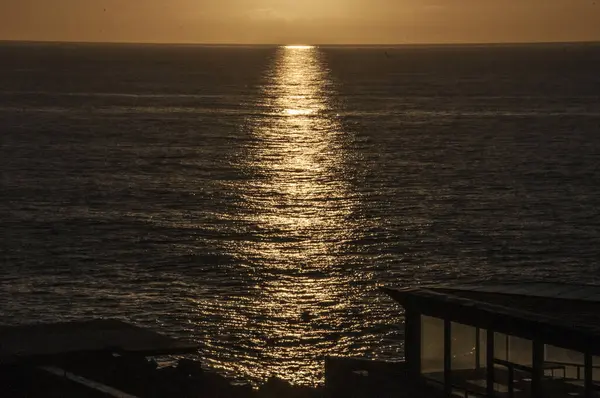 Схід Сонця Над Океаном — стокове фото