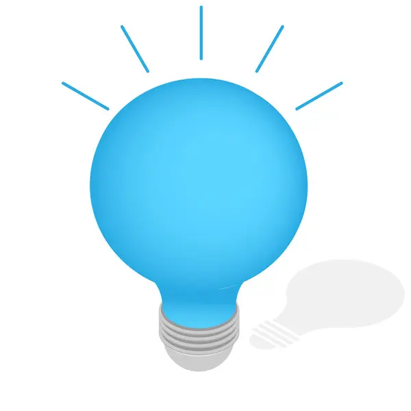 Yeni bir fikrin kıvılcımını, yaratıcı ilhamı ya da parlak bir çözümü sembolize eden, dışa doğru patlayan ışık ışınlarıyla parlayan bir ampul. Yenilikçiliği, problem çözmeyi veya beyin fırtınasını destekleyen işletmeler için idealdir.