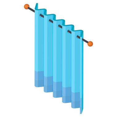 Askıda asılı Isometric Perdeler
