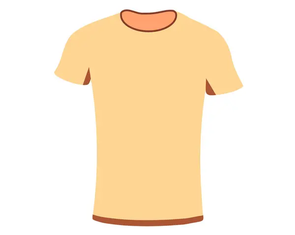 T-Shirt Vektörü Düz Simgesi