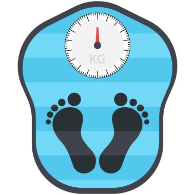 Ağırlık Ölçeklemesi, Düz Vektör Simgesi