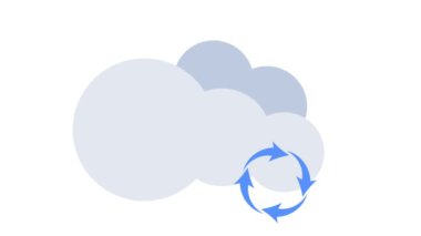 Bulut Senkronizasyonu, 2 boyutlu düz animasyon.