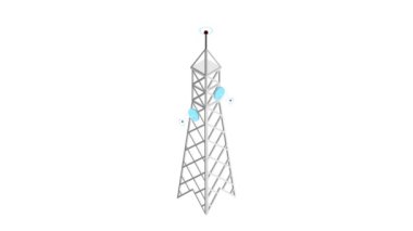 Canlandırılmış Cep Telefonu Kulesi