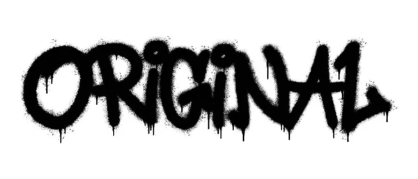 Spray Malowane Graffiti Oryginalne Słowo Sprayed Izolowane Białym Tle Graffiti — Wektor stockowy