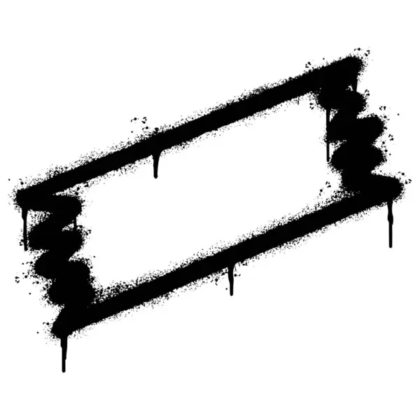 Иконка Раскрашенная Граффити Распыляется Изолированно Белом Фоне Граффити Символ Ленты — стоковый вектор