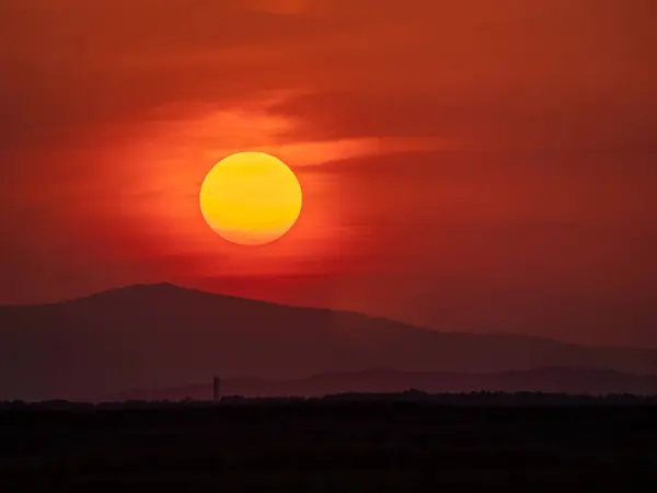 Güzel Gün Batımı Arkaplanı — Stok fotoğraf