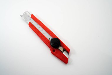 Kater bıçağını beyaza kopyalama alanı ile izole et