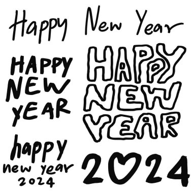 Şablonlar için el çizimi metin