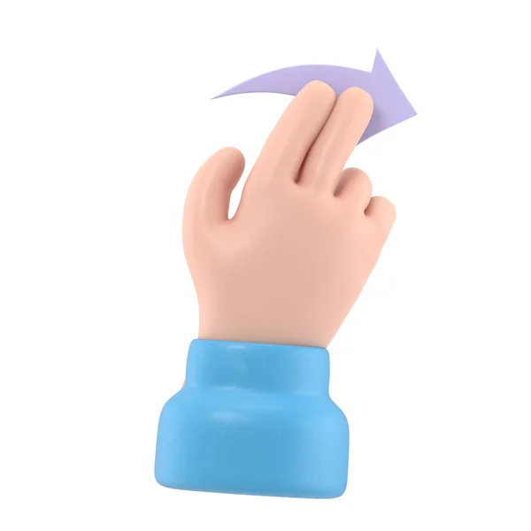 Γελοιογραφία Gesture Εικονίδιο Mockup People Κάνει Διάφορες Χειρονομίες Εικονίδιο Χειρονομίας — Φωτογραφία Αρχείου
