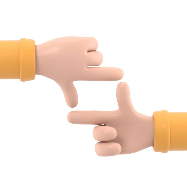 Руки Мужчины Женщины Жёлтой Резиновой Перчатке Белом Фоне — стоковое фото