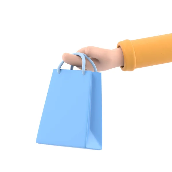 Hand Holding Shopping Bag — Stock Photo, Image