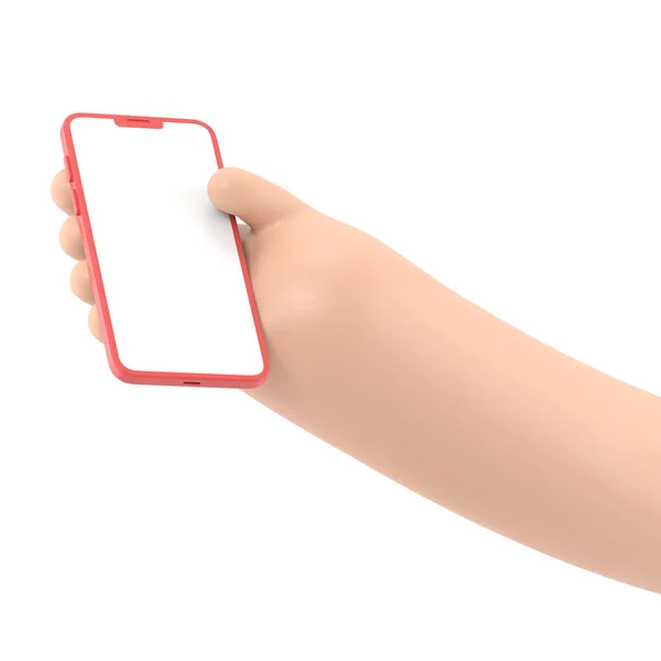 Weibliche Hand Hält Smartphone — Stockfoto