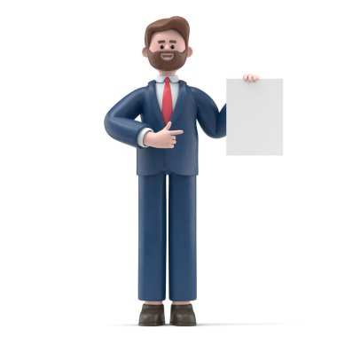 Çizgi film karakterlerinin 3 boyutlu tasviri iş kavramı. İnsanlar çeşitli pozlarda, ellerinde aletler ve hareketler tutuyorlar. kariyer materyali 3D oluşturma