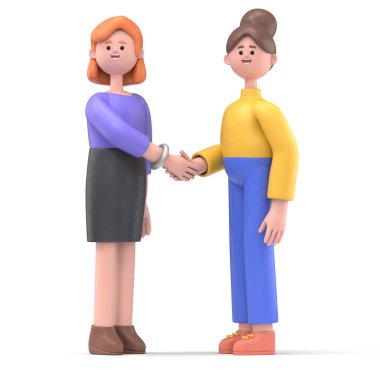 Çizgi film karakterlerinin 3 boyutlu tasviri iş kavramı. İnsanlar çeşitli pozlarda, ellerinde aletler ve hareketler tutuyorlar. kariyer materyali 3D oluşturma