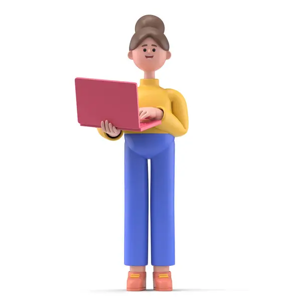 Illustratie Van Cartoon Personages Business Concept People Zijn Verschillende Poses — Stockfoto