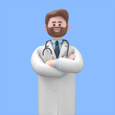 Çizgi film karakterlerinin 3 boyutlu tasviri iş kavramı. İnsanlar çeşitli pozlarda, ellerinde aletler ve hareketler tutuyorlar. kariyer materyali 3D oluşturma