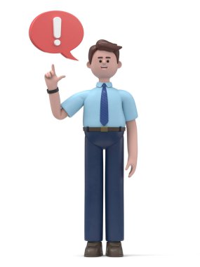 Çizgi film karakterlerinin 3 boyutlu tasviri iş kavramı. İnsanlar çeşitli pozlarda, ellerinde aletler ve hareketler tutuyorlar. kariyer materyali 3D oluşturma