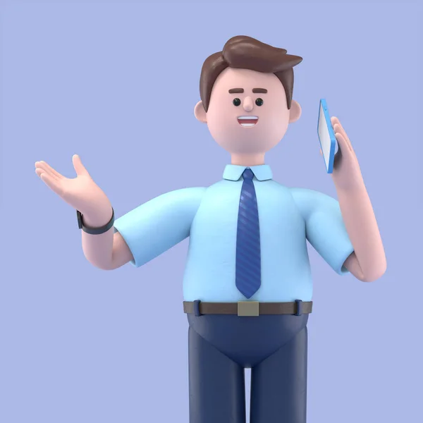 Illustratie Van Cartoon Personages Business Concept People Zijn Verschillende Poses — Stockfoto