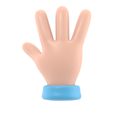 Şeffaf Arkaplan Model. Çizgi film karakteri el sallama hareketi. Şeffaf arkaplan içeren PNG dosyalarını destekler.