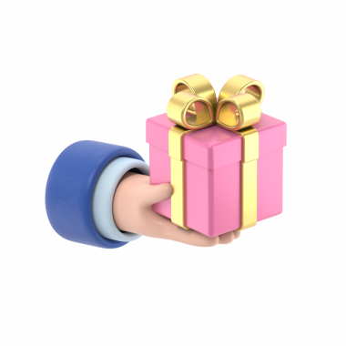 Çizgi film Jest Simgesi Mockup.3d simgesi elinde. karikatür kol tutma hareketi, şeffaf arkaplan ile PNG dosyalarını destekler.