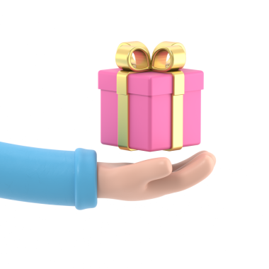 Şeffaf arkaplan, ampul tutan 33D simge el. karikatür harika fikir konsepti, şeffaf arkaplan PNG dosyalarını destekler.