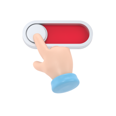 Çizgi film Simgesi Mockup.3d oluşturma, çizgi film karakteri el sürgüsü düğmesine, kaydırma çubuğuna, kapatma simgesine dokunur. Saydam arkaplan içeren PNG dosyalarını yükseltir.