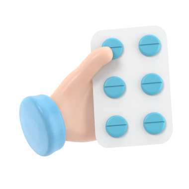 3 boyutlu görüntüleme. Bir paket hap ikonu. Doktor ya da eczacı, elinde uyuşturucu tutan siyah derili bir karikatürist. Tıbbi sağlık hizmetleri illüstrasyonu. Eczacılık klip sanatı. Saydam arkaplan içeren PNG dosyalarını gönderir.