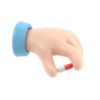 Haplar kontrol altında. Doktor, kapsül parmaklarını tutun. Ağrı kesici al. Tıbbi tedavi konsepti. Sağlık hizmetleri. Tıbbi ilaçlar. Eczacı ilaç veriyor. Çizim düz tasarım. Arkaplanda izole.