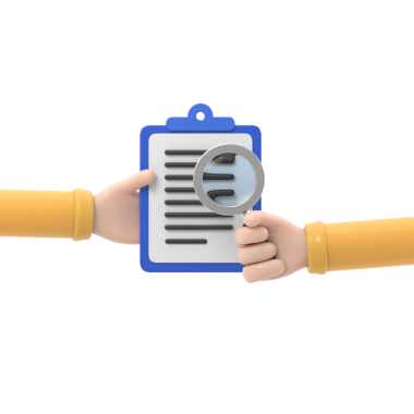 İş konsepti sözleşmesi denetimi, sözleşmeyi tutan eller ve koşullarını büyüteçle incelemek. Şeffaf arkaplan içeren PNG dosyaları sunar.