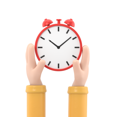 Zamanı koru. Zaman kazandırır. İş adamı elinde bir saat tutuyor, çalar saat. 3D düz tasarım. Saati sakla. Kontrol etme zamanı. Başarılı strateji planlaması.