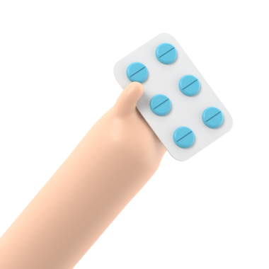 3 boyutlu görüntüleme. Bir paket hap ikonu. Doktor ya da eczacı, elinde uyuşturucu tutan siyah derili bir karikatürist. Tıbbi sağlık hizmetleri illüstrasyonu. Eczacılık klip sanatı. Saydam arkaplan içeren PNG dosyalarını gönderir.