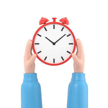 Zamanı koru. Zaman kazandırır. İş adamı elinde bir saat tutuyor, çalar saat. 3D düz tasarım. Saati sakla. Kontrol etme zamanı. Başarılı strateji planlaması.