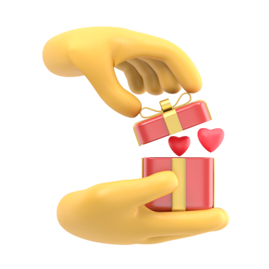 Aşk hediyesi konsepti. Sevgililer Günün kutlu olsun. Elinde kırmızı kalple hediye kutusunu açan adam, aşk itiraflarını simgeliyor. Çizim düz tasarım. Kutuda romantik bir sürpriz. Poster şablonu.