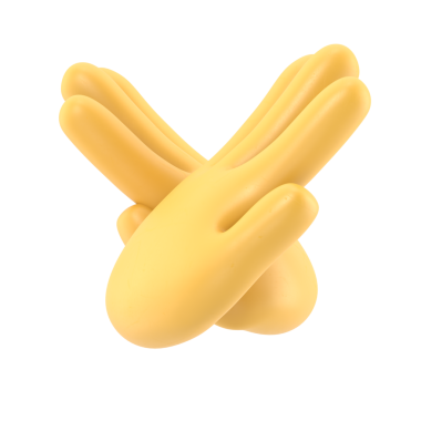 El hareketlerini çapraz yap. Reddedilme ifadesi kollarını kavuşturuyor. Olumsuz sembol. Dur işareti. Hayır demek. Savunma ya da kısıtlama. 3D çizim düz tasarım. Beyaz arkaplanda izole.