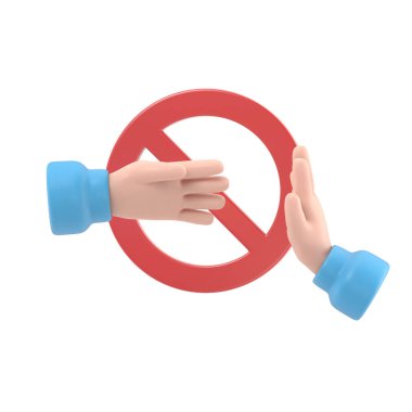 Temas kurma. El sıkışma ikonu yok. Kırmızı yasaklama işareti. Koronavirüs hastalığının önlenmesi ve önlenmesi. Fiziksel temas yok. Uyarı, ellerinde tehlikeli enfeksiyon. PNG dosyalarını şeffaf arkaplanlara aktarır.