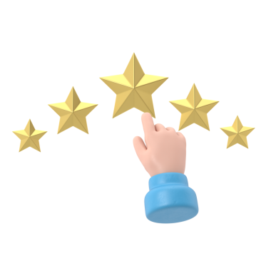 Beğeni simgesi. Yıldız 3D çizim düz tasarım. Geri bildirim konsepti. Değerlendirme sistemi. Pozitif eleştiri. Kaliteli iş. Adamın parmağı yıldızı gösterir. PNG dosyalarını şeffaf arkaplanlara aktarır.