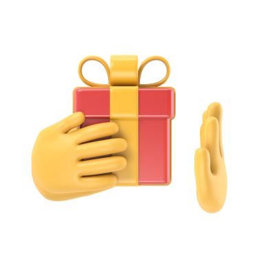 Hediyenin reddi. Yozlaşma yok. Teklifi reddediyorum. Elinde kurdeleli bir hediye kutusu tutan adam. Jest teklifi reddediyor. Şeffaf arkaplan içeren PNG dosyalarını destekler.