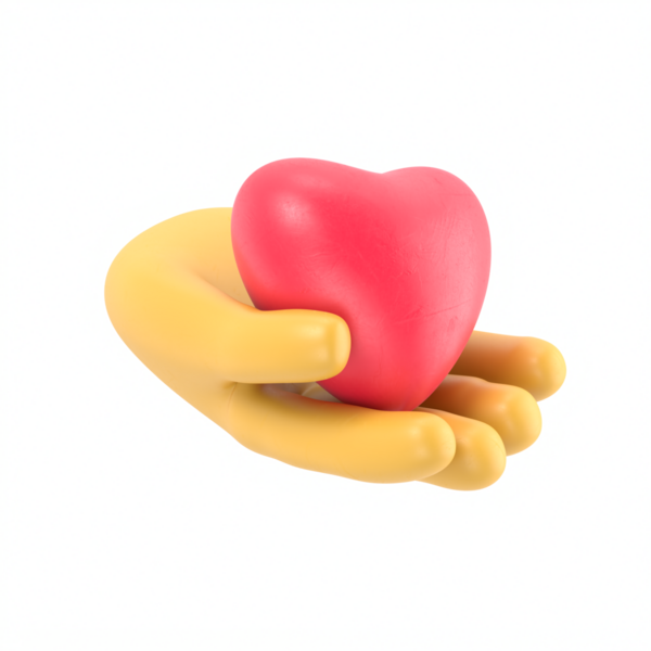 Elektrokardiyografi konsepti. Kardiyoloji EKG ve EKG. Doktor elinde bir kalp tutuyor. Kırmızı kalp atışları 3D, izometrik 3D tasarım. Hayat ver. Sağlığın korunması.