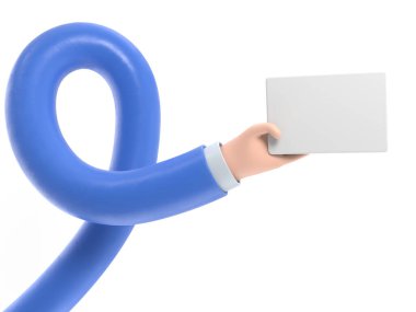 Şeffaf arkaplan modeli. 3D simge el kartı veya tablet jesti, PNG dosyalarını şeffaf arkaplan ile destekler. Uzun silah kavramı.