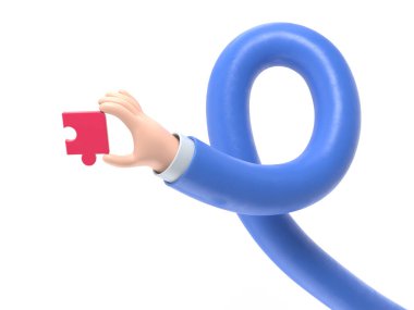 Şeffaf arkaplan modeli. Dört parçadan oluşan beyaz bulmacalı iş birliği birliği. PNG dosyalarını şeffaf arkaplanlara uyarlar. Uzun silah kavramı.