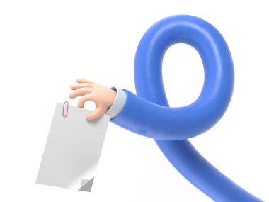 Şeffaf arkaplan modeli. 3D elde sarı megafon gerçekçi simge, şeffaf arkaplan PNG dosyalarını destekler..