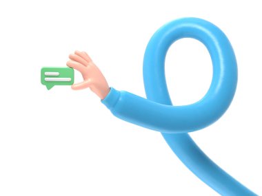 Şeffaf arkaplan, akıllı telefona dokunan 33D model el. cep telefonu kullanımının karikatür simgesi veya maketi, şeffaf arkaplanı olan PNG dosyalarını destekler..