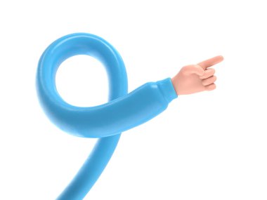 Mavi şişirilebilir balonda bir numara