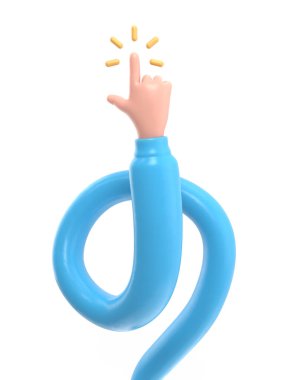 Mavi balonu tutan el