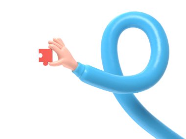 Mavi mıknatıslı 3 boyutlu karakter